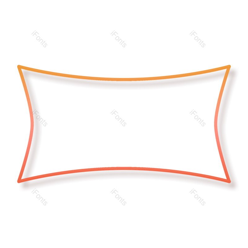 边框图片,简约元素,渐变PNG,大气免抠素材